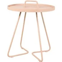 cane-line outdoor table d'appoint on the move  - light rose - ø 44 cm