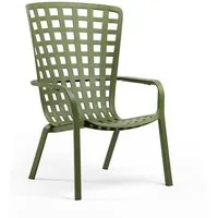 nardi chaise avec accoudoirs folio - agave