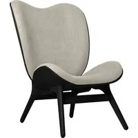 umage fauteuil a conversation piece highback - chêne noir - white sands
