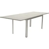 fermob table à rallonges costa - a5 gris argile