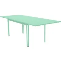 fermob table à rallonges costa - 83 vert opaline