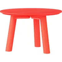 objekte unserer tage table basse meyer color medium - rouge lumineux - hauteur 35 cm