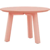 objekte unserer tage table basse meyer color medium - abricot - hauteur 35 cm