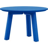 objekte unserer tage table basse meyer color medium - bleu berlin - hauteur 35 cm