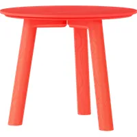 objekte unserer tage table basse meyer color medium - rouge lumineux - hauteur 45 cm
