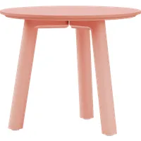 objekte unserer tage table basse meyer color medium - abricot - hauteur 45 cm