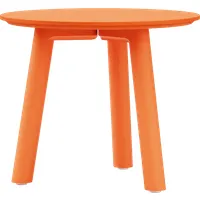 objekte unserer tage table basse meyer color medium - orange pure - hauteur 45 cm