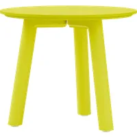 objekte unserer tage table basse meyer color medium - jaune soufre - hauteur 45 cm