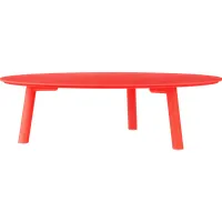 objekte unserer tage table basse meyer color large - rouge lumineux