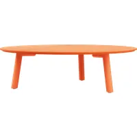 objekte unserer tage table basse meyer color large - orange pure