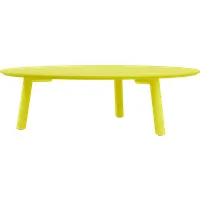 objekte unserer tage table basse meyer color large - jaune soufre