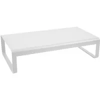 fermob grande table basse bellevie - 01 blanc coton