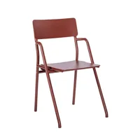 weltevree chaise flip-up - oxide red