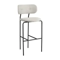 gubi chaise de bar coco bar entièrement rembourrée - eoro special fr dedar 106 - 77 cm
