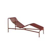 hay palissade chaise longue - rouge fer