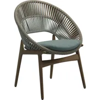 gloster chaise de salle à manger bora - fife canvas grey - sorrel