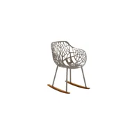 fast fauteuil à bascule forest iroko - pearly gold