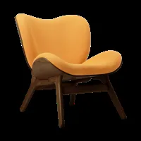 umage fauteuil a conversation piece  - chêne foncé - umagehorizontangerine