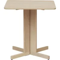 form&refine table quatrefoil - chêne, huilé blanc