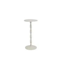 design house stockholm table d'appoint pedestal - blanc(peint)