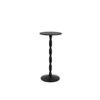 design house stockholm table d'appoint pedestal - noir