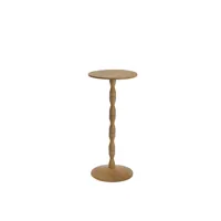 design house stockholm table d'appoint pedestal - chêne
