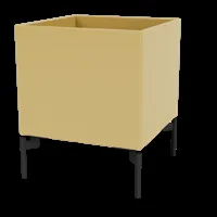 montana caisson colour box i - cumin - pied 12,6cm noir