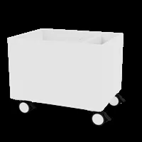 montana caisson colour box ii - new white - roulettes 6,8 cm