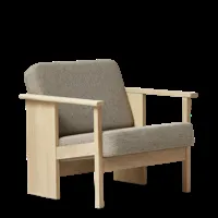 form&refine fauteuil block en chêne blanc - kvadrat hallingdal 65