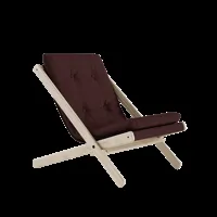 karup design chaise pliante boogie - 715 brown - karup200raw