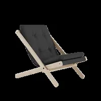 karup design chaise pliante boogie - 734 dark grey - karup200raw