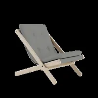 karup design chaise pliante boogie - 746 grey - karup200raw