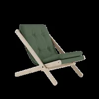 karup design chaise pliante boogie - 756 olive green - karup200raw