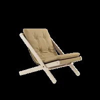 karup design chaise pliante boogie - 758 wheat beige - karup200raw
