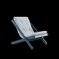 karup design chaise pliante boogie - 611 beach blue - karup213bluebreezelacqured