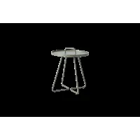 cane-line outdoor table d'appoint on the move  - dusty vert - ø 44 cm