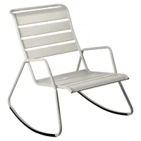fermob fauteuil à bascule monceau - a5 gris argile