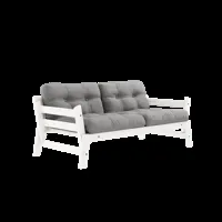karup design step sofa - 746 grey - karup105whitelacquered