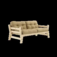 karup design step sofa - 758 wheat beige - karup101clearlacquered