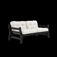 karup design step sofa - 701 natural - 202 black lacquered