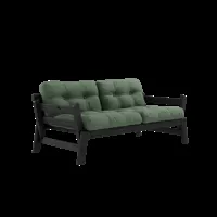 karup design step sofa - 756 olive green - karup202blacklacquered