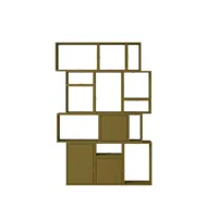 muuto bibliothèque stacked configuration 2 - brown green
