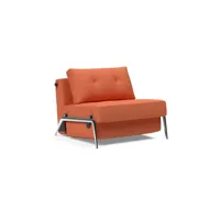 innovation living fauteuil convertible cubed 90 - argus rust