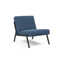 innovation living fauteuil vikko - bouclé blue