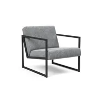 innovation living fauteuil avec accoudoirs vikko - granite