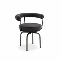 fauteuil d'extérieur - "7, siège tournant, fauteuil", conçu par charlotte perriand, le corbusier, pierre jeanneret pour cassina
