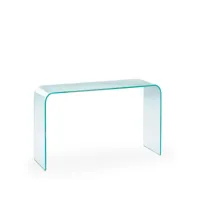 table console en verre elementare par enrico tonucci pour fiam