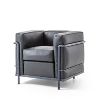 2, fauteuil grand confort, petit modèle designed by le corbusier, pierre jeanneret, charlotte perriand pour cassina