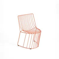 chaise en acier amarone par enrico girotti pour lapiega wd