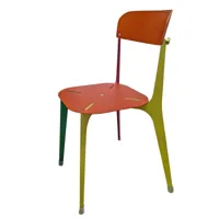 chaise en aluminium eura de denis santachiara pour cyrcus design